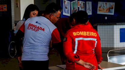 Colaboradores do Posto de Saúde do Cujupe recebem treinamento para combate a emergências