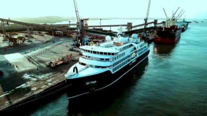 Cruzeiro de luxo atraca no Porto do Itaqui e abre novas perspectivas para o turismo internacional  Cruzeiro de luxo atraca no Porto do Itaqui e abre novas perspectivas para o turismo internacional