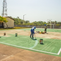 Semana do Voluntariado - Reforma quadra escola Dayse Galvão (Vila Embratel)