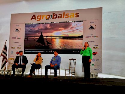 Porto do Itaqui debate sobre bioeconomia e desenvolvimento do estado, na Agrobalsas