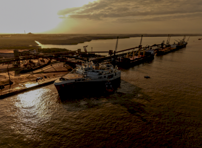 Impulso ao setor energético: Porto do Itaqui recebe o navio sísmico Ramform Titan, referência mundial em mapeamento de petróleo e gás 