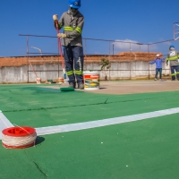 Semana do Voluntariado - Reforma quadra escola Dayse Galvão (Vila Embratel)