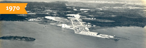Porto do Itaqui em 1970 Porto do Itaqui em 1970