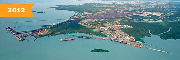 Porto do Itaqui em 2012 Porto do Itaqui em 2012