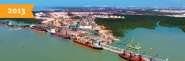 Porto do Itaqui em 2013 Porto do Itaqui em 2013