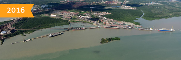 Porto do Itaqui em 2016 Porto do Itaqui em 2016