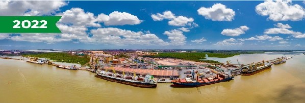 Porto do Itaqui em 2021 Porto do Itaqui em 2022